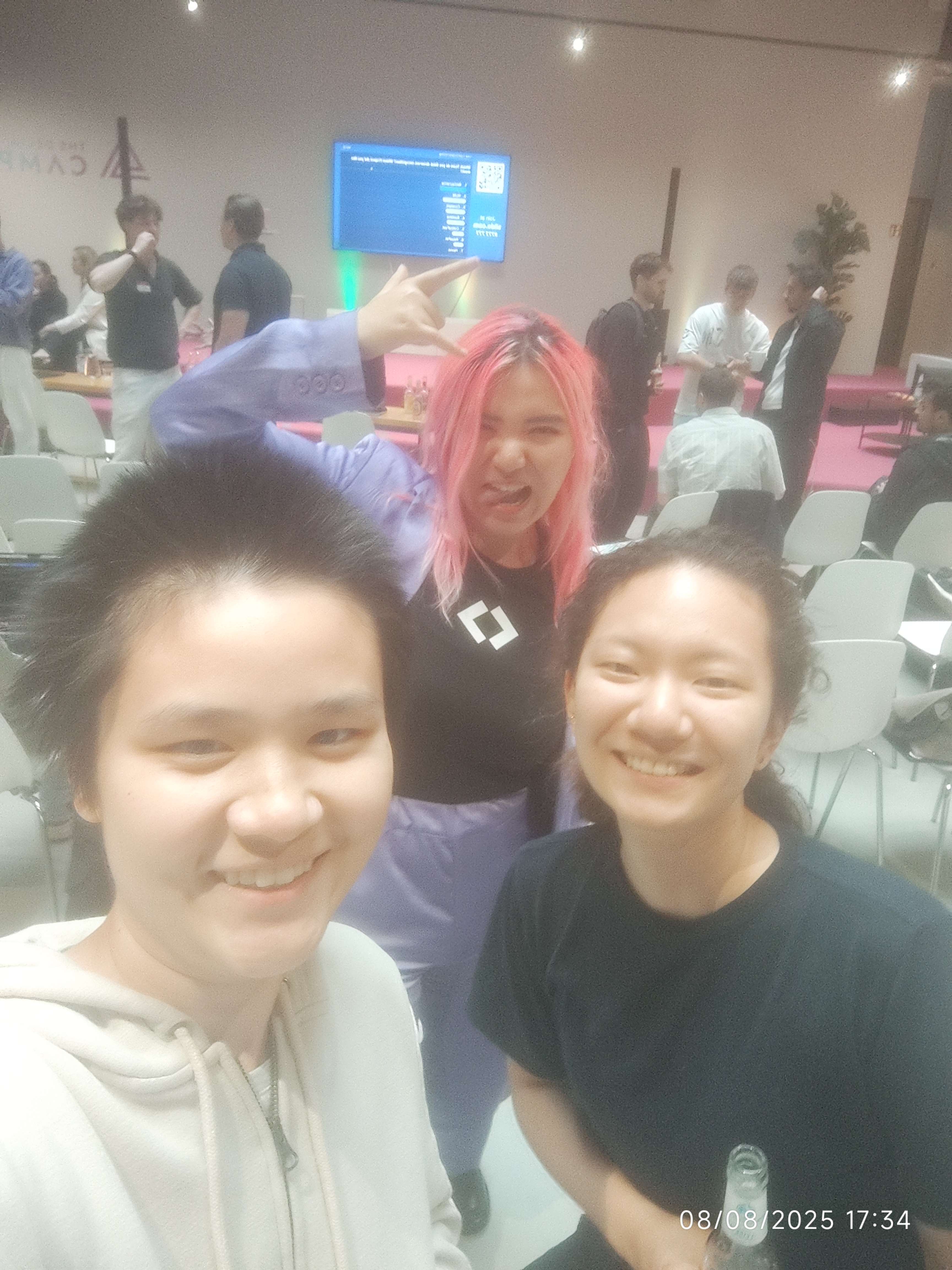 Pitch day photos with friends